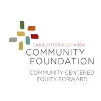 Charlottesville Area Community Foundation logo: "Community Centered Equity Forward"